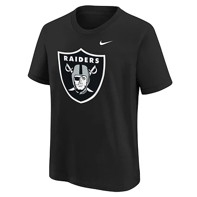Youth Nike Black Las Vegas Raiders Logo T-Shirt