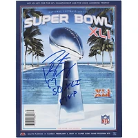 Peyton Manning Indianapolis Colts Autographed Super Bowl XLI Program with "SB XLI MVP" Inscription
