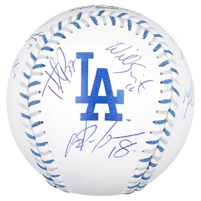 Los Angeles Dodgers 2025 World Series Champions Autographed Team Laces Baseball with 7 Signatures - Limited Edition of 50