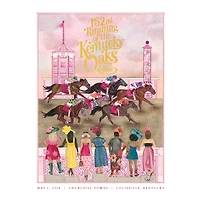 2026 Kentucky Oaks 152nd Limited-Edition Print - Gold Foil, Signed by Artist