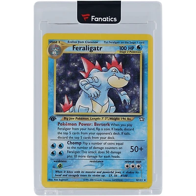 Feraligatr 2000 Pokemon Neo Genesis 1st Edition Holo #4 Card