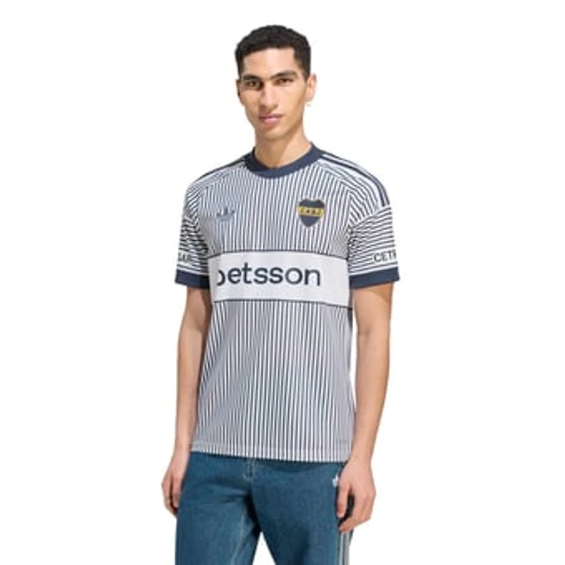 Men's adidas White Boca Juniors 2026/27 Away Replica Jersey