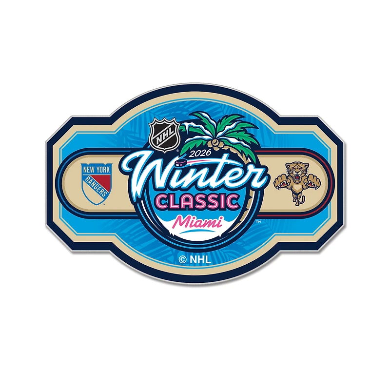 WinCraft Florida Panthers vs. New York Rangers 2026 Winter Classic Collector Pin