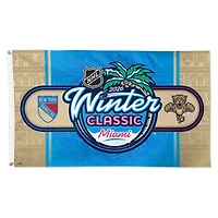 WinCraft Florida Panthers vs. New York Rangers 2026 Winter Classic 3' x 5' Single-Sided Deluxe Flag