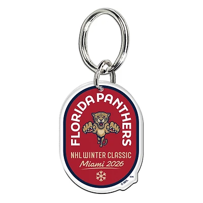 WinCraft Florida Panthers 2026 Winter Classic Premium Acrylic Key Ring