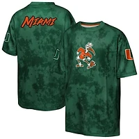 Youth Outerstuff  Green Miami Hurricanes Off-Side Sublimated T-Shirt