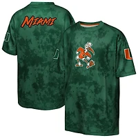 Youth Outerstuff  Green Miami Hurricanes Off-Side Sublimated T-Shirt