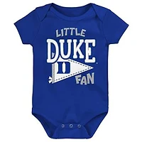 Newborn Outerstuff Royal Duke Blue Devils Little Banner Bodysuit
