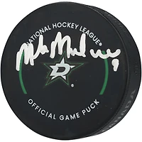 Mike Modano Dallas Stars Autographed Official Game Puck