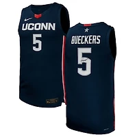 Paige Bueckers UConn Huskies Autographed Navy Nike Replica Jersey