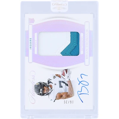 Brian Thomas Jr. Jacksonville Jaguars Autographed 2024 Panini Flawless Dual-Color RPA Relic #RPA-BTJ #6/20 Rookie Card