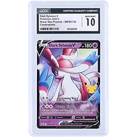 Dark Sylveon V 2021 Pokemon Sword & Shield Celebrations Black Star Promo #SWSH134 CGC Authenticated 10 Card