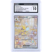 Alakazam EX 2023 Pokemon 151 Special Illustration Rare #201 CGC Authenticated 10 Card