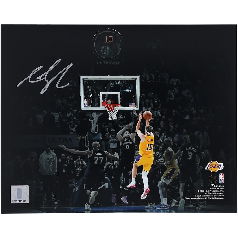 Austin Reaves Los Angeles Lakers Autographed 8" x 10" Game Winner vs. Minnesota Photograph