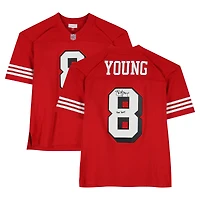 Steve Young San Francisco 49ers Autographed Scarlet Mitchell & Ness 1994 Legacy Jersey with "HOF 2005" Inscription