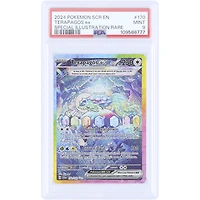 Terapagos EX 2024 Pokemon Scarlet & Violet Stellar Crown Special Illustration Rare #170 PSA Authenticated 9 Card