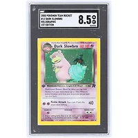 Dark Slowbro 2000 Pokemon Team Rocket 1st Edition Holo #12 SGC Authenticated 8.5 Card