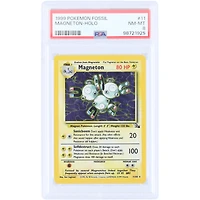 Magneton 1999 Pokemon Fossil Holo #11 PSA Authenticated 8 Card