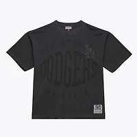 Men's Mitchell & Ness  Black Los Angeles Dodgers Downtown Premium T-Shirt