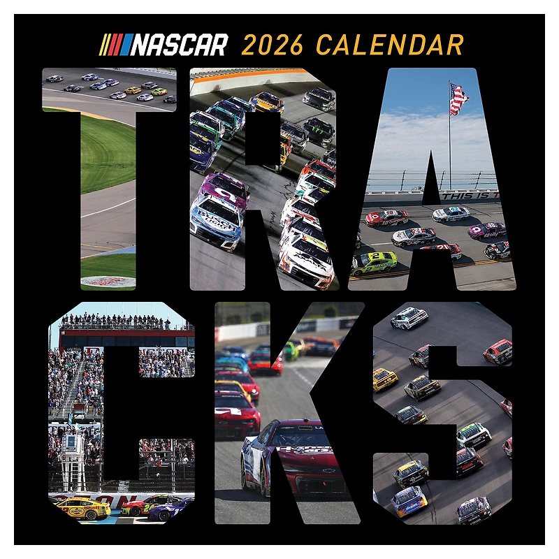 NASCAR 12" x 12" 2026 Tracks Wall Calendar