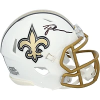 Tyler Shough New Orleans Saints Autographed Riddell 2025 Alternate Speed Mini Helmet