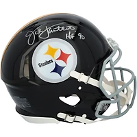 Jack Lambert Pittsburgh Steelers Autographed Riddell 1963-76 Throwback Speed Authentic Helmet with "HOF 90" Inscription