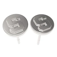 FanDrip Silver Syracuse Orange Sterling Silver Stud Earrings