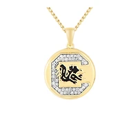 FanDrip Yellow South Carolina Gamecocks  Pendant Necklace with 18" Chain