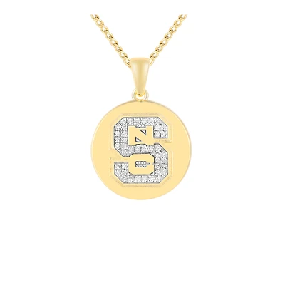 FanDrip Yellow NC State Wolfpack  Pendant Necklace with 18" Chain