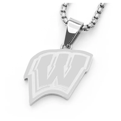 FanDrip Wisconsin Badgers 24" Stainless Steel Pendant Necklace