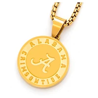 FanDrip Yellow Alabama Crimson Tide 24" Stainless Steel Pendant Necklace