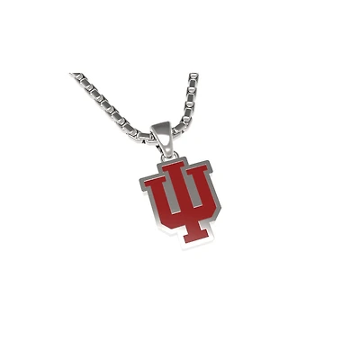 FanDrip Indiana Hoosiers 24" Stainless Steel Pendant Necklace