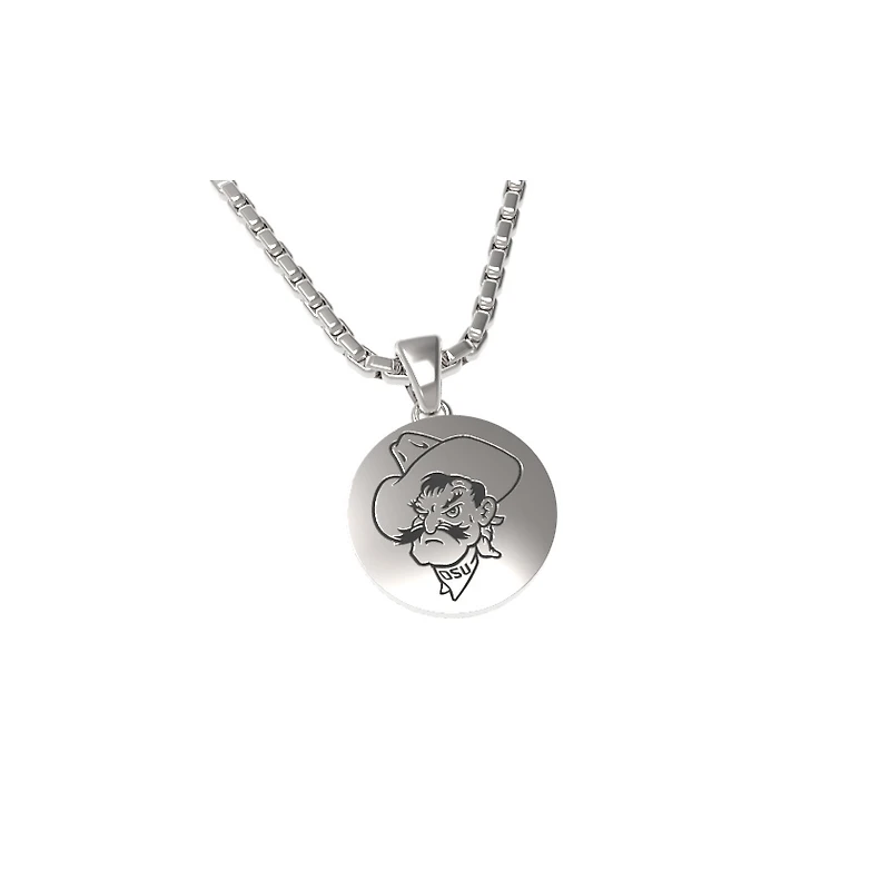FanDrip Oklahoma State Cowboys 24" Stainless Steel Pendant Necklace