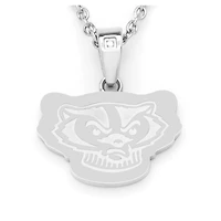 FanDrip Wisconsin Badgers 17" Stainless Steel Pendant Necklace