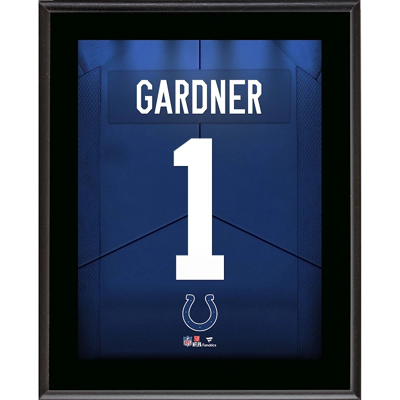 Ahmad Sauce Gardner Indianapolis Colts 10.5" x 13" Jersey Number Sublimated Player Plaque