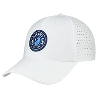 Men's Redvanly White New York Golf Club Logo Performance Adjustable Hat