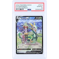 Serperior V 2022 Pokemon Silver Tempest Holo #TG13 PSA Authenticated 10 Card