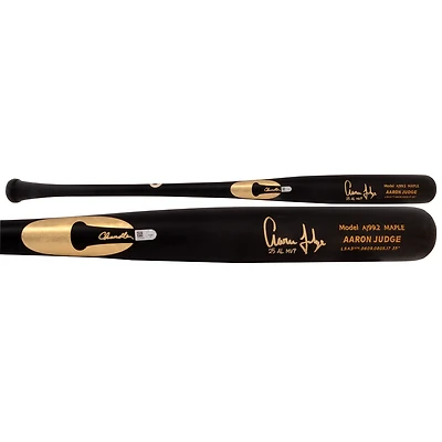 Aaron Judge New York Yankees Autographed Chandler Game Model Bat with "25 AL MVP" Inscription