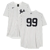 Aaron Judge New York Yankees Autographed White Nike Replica Jersey with "25 AL MVP" Inscription