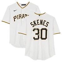 Paul Skenes Pittsburgh Pirates Autographed White Nike Replica Jersey with "25 NL Cy Young" Inscription