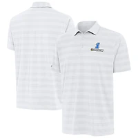 Men's Antigua  White Ross Chastain Tunnel Polo