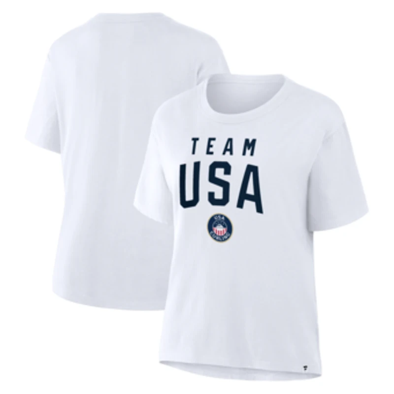 Women's White Team USA Curling Legacy T-Shirt
