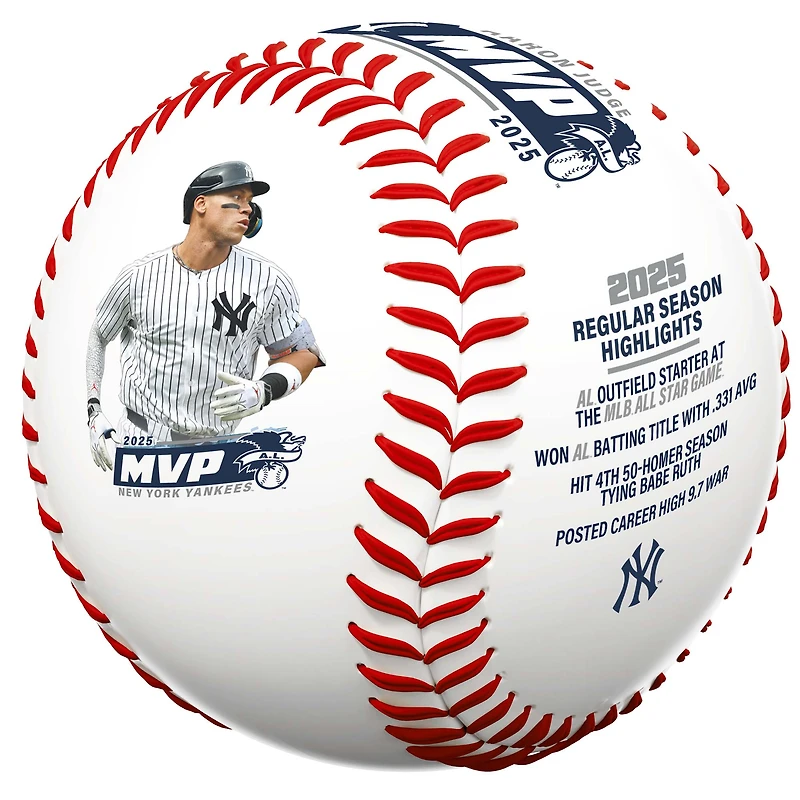 Aaron Judge New York Yankees 2025 American League MVP Award Winner Rawlings Baseball