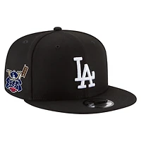 Men's New Era Black Los Angeles Dodgers 2025 Champions Samurai Side Patch 9FIFTY Snapback Hat