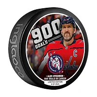 Alexander Ovechkin Washington Capitals Inglasco 900th Goal Hockey Puck - Limited Edition of 2025