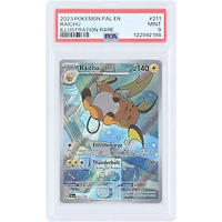 Raichu 2023 Pokemon Paldea Evolved Illustration Rare #211 PSA Authenticated 9 Card