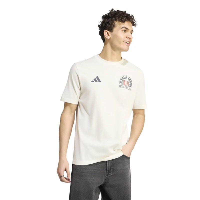 Men's adidas White Mercedes-AMG Petronas F1 Team Silver Arrows Since 1954 T-Shirt