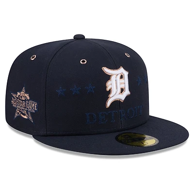 Men's New Era Navy Detroit Tigers 2026 MLB All-Star Game 59FIFTY Fitted Hat