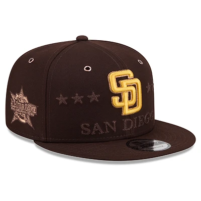 Men's New Era Brown San Diego Padres 2026 MLB All-Star Game 9FIFTY Snapback Hat