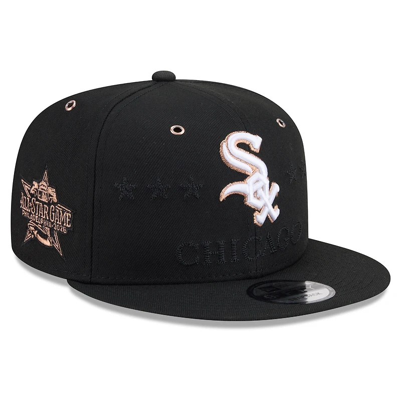 Men's New Era Black Chicago White Sox 2026 MLB All-Star Game 9FIFTY Snapback Hat